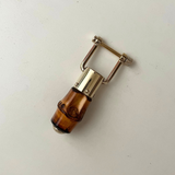 Vintage Gucci Bamboo Keychain