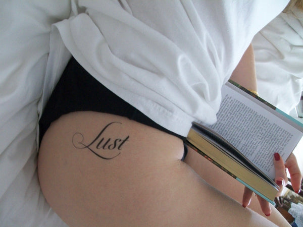 Lust Temporary Tattoo
