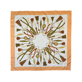 Celine Tassel Silk Scarf