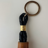 Gucci Leather Bamboo Keychain
