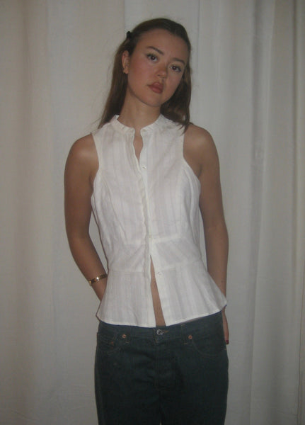 A.L.C. Sweetheart Blouse Tank