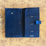 Midnight Leather Travel Wallet