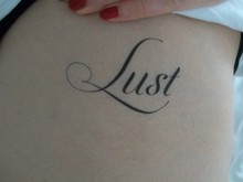 Load image into Gallery viewer, Lust Temporary Tattoo
